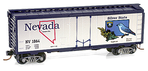 40` State Boxcars N