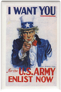 Uncle Sam "I want you"