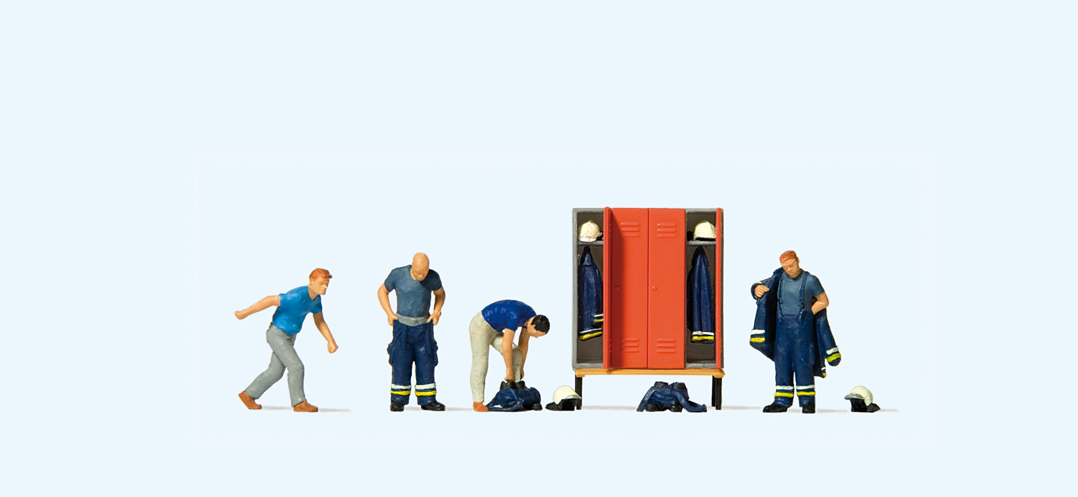 Moderne Feuerwehrmänner