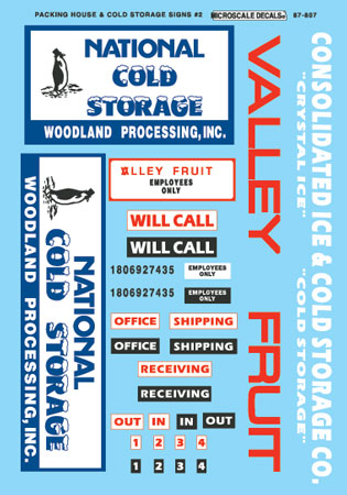 Packing House & Cold Storage Signs