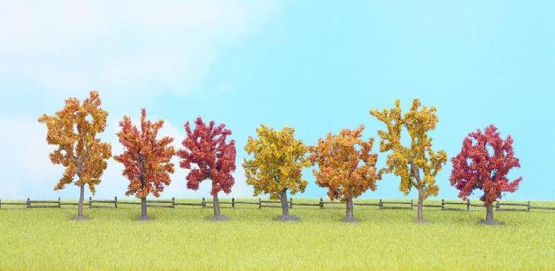 Herbst-Bäume (7 Stück)