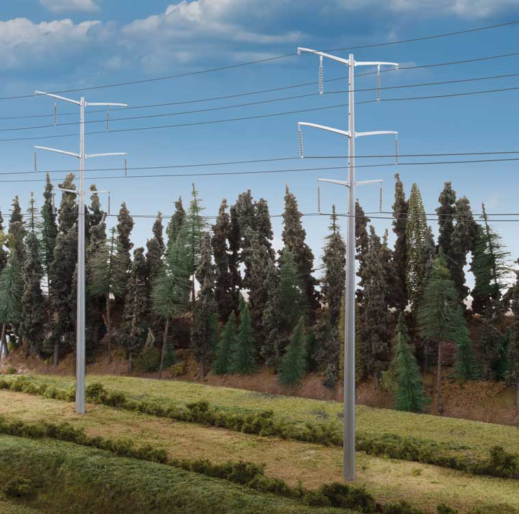 Modern High Voltage Transmission Towers