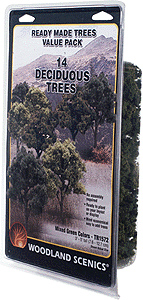 Mixed Green Deciduous Tree Pack
