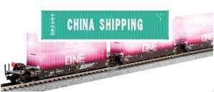 BNSF [swoosh] w/10 China Shipping container