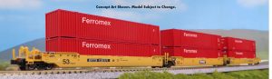 TTX [original logo] w/6x 53` Ferromex containers