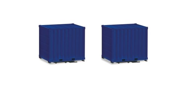 10ft Container mit Platte (2 Stck.)