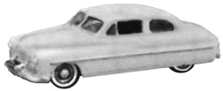 1949 Mercury 2-Door (white metal)