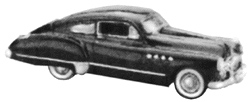 1949 Buick Roadmaster (white metal)