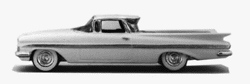 1959 Chevy El Camino (white metal)